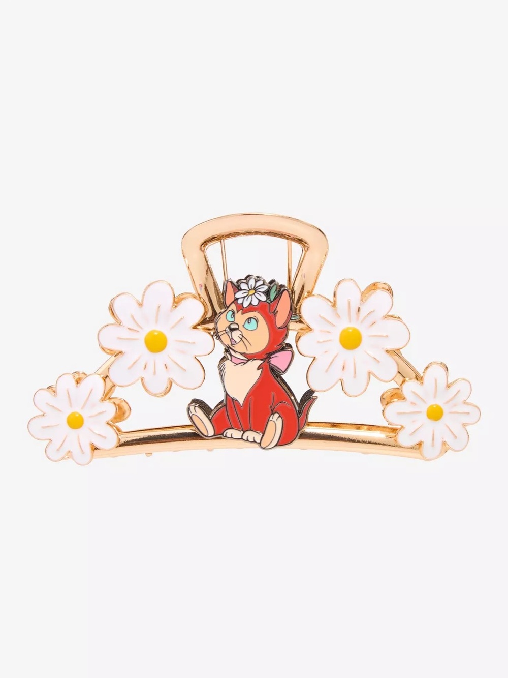 Disney Alice in Wonderland Dinah Daisies Metal Claw Clip